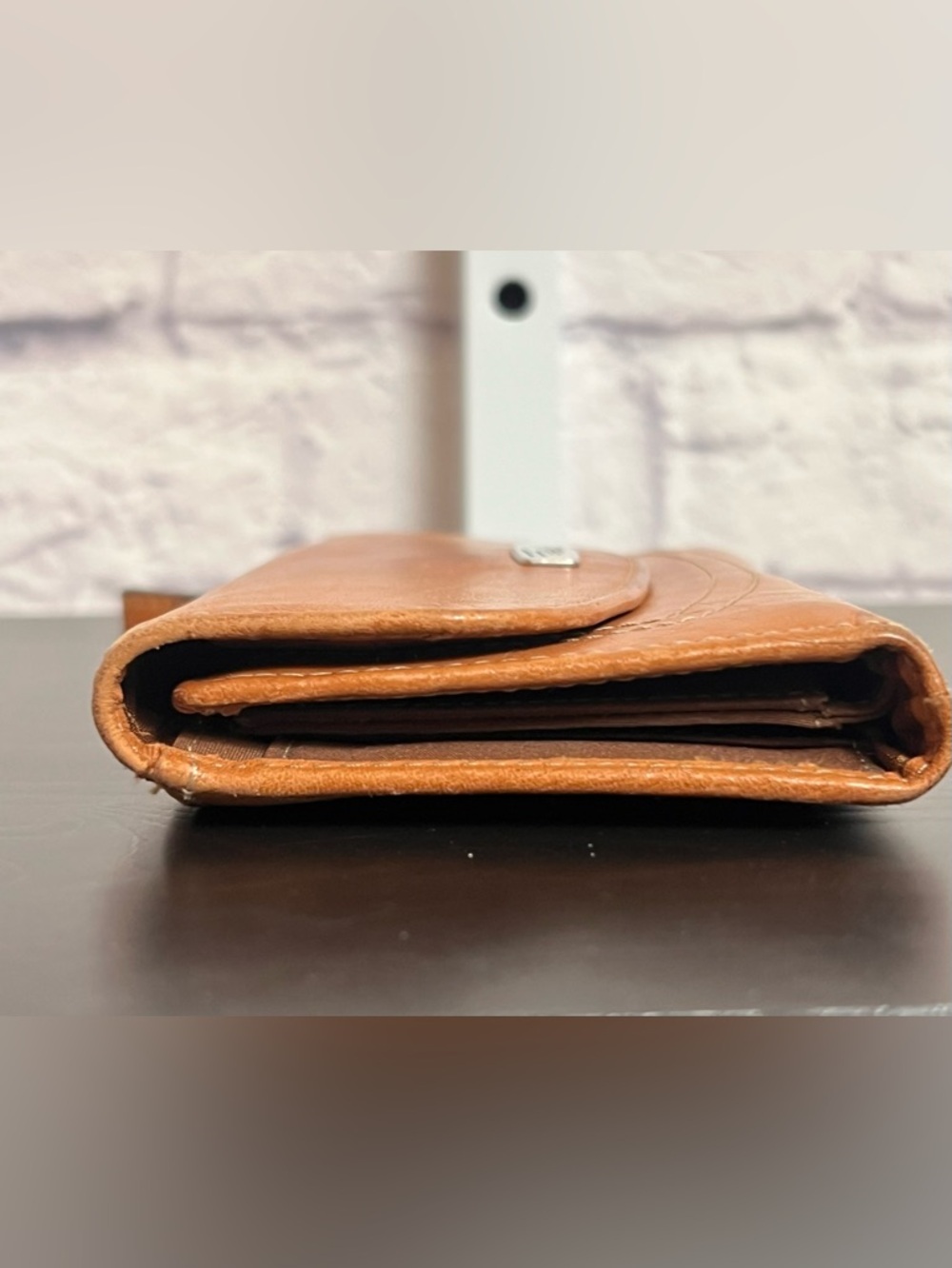 Fossil Genuine Leather Tri-Fold Wallet - Picture 6 of 14